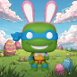 Preview: TMNT Pocket POP! Easter Leonardo | Funko Vinyl Figur